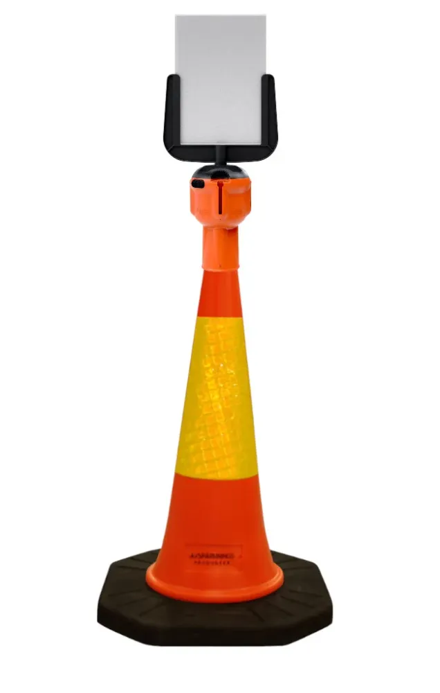 Set znaka za prometni stožac – Držč znaka + standardni stožac (100 cm)