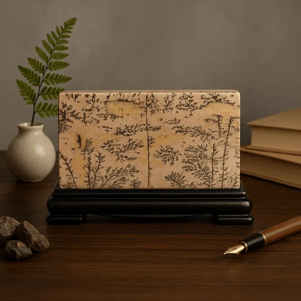 Slika Kamen Krajolik, 140x80mm Guohua