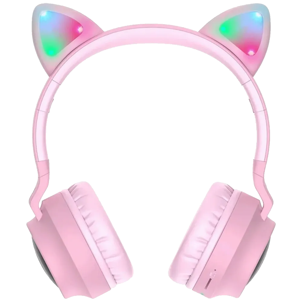 hoco. Slušalice bežične, Bluetooth - W27 Cat Ear Pink