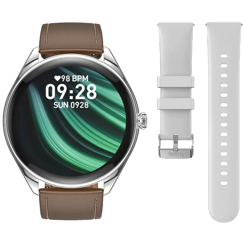 hoco. Pametni sat, 1.43" AMOLED, Bluetooth, IP67 - Y22 Silver