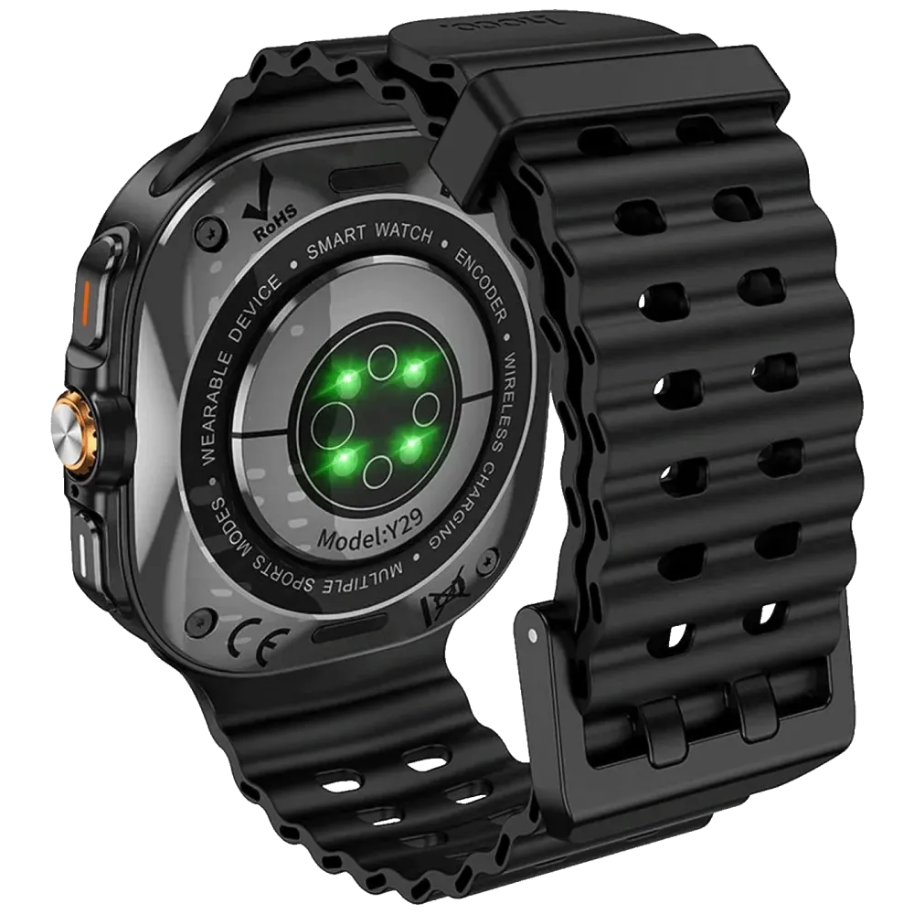 hoco. Pametni sat, 1.5" zaslon, Bluetooth, IP67 - Y29 Black