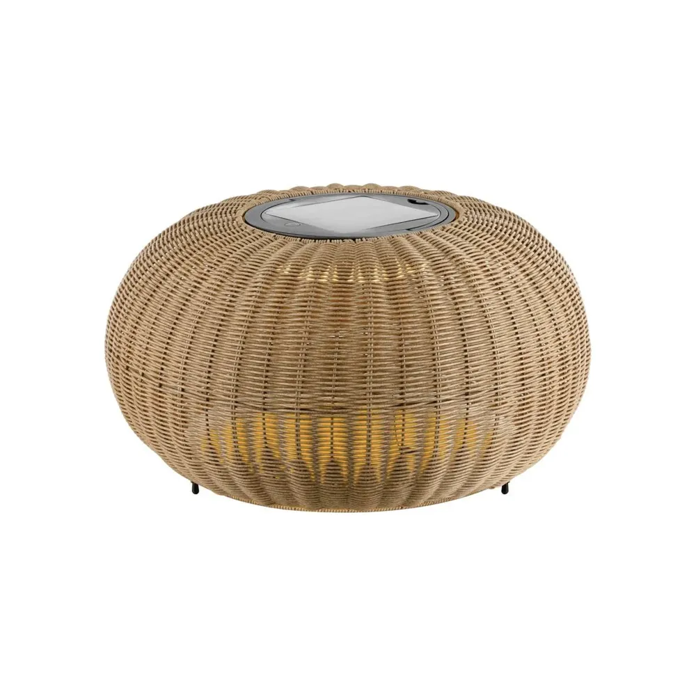 LED solarna vrtna svjetiljka ADEGAN, smeđ, 4.35W, 2200K, IP65