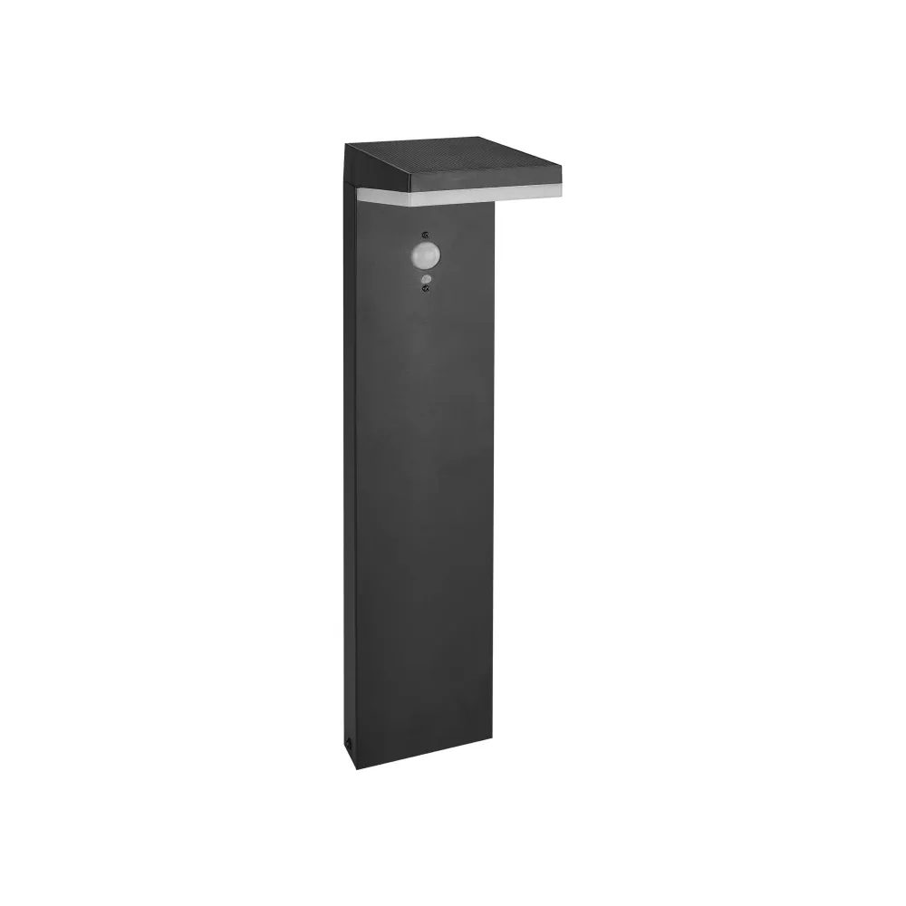 LED solarna vrtna svjetiljka VEREA, senzor pokreta, crna, 4.4W, 3000K, IP44, 500mm