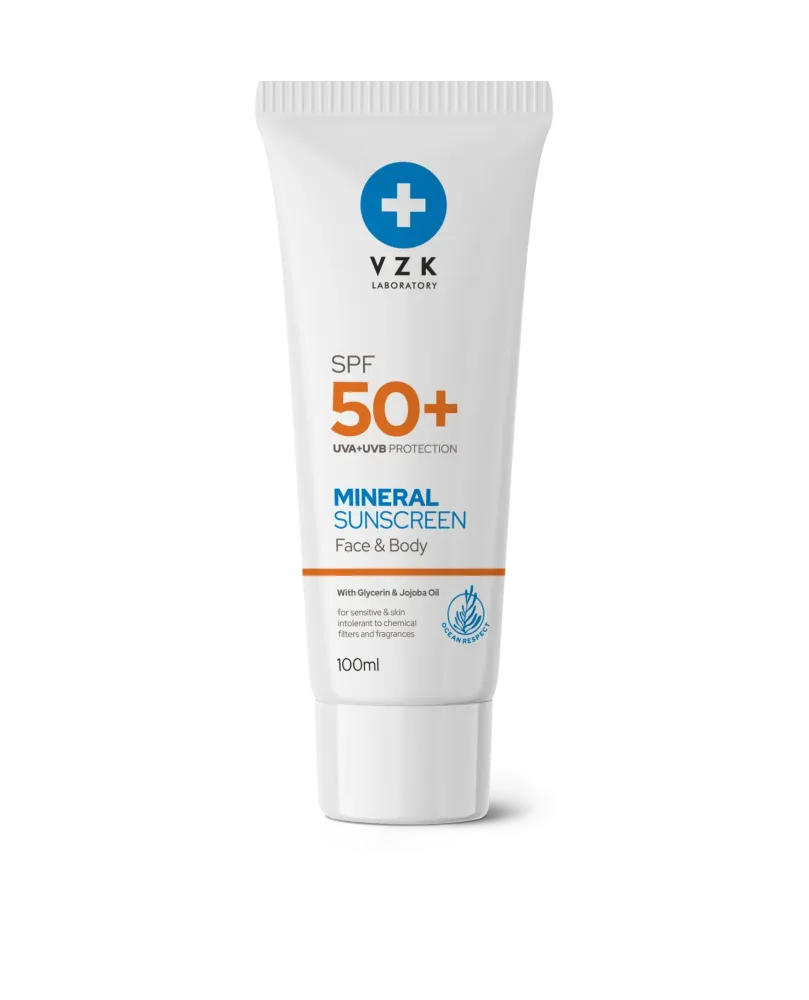VZK Laboratory mineralna krema za sunčanje SPF 50 za lice i tijelo ,100 ml