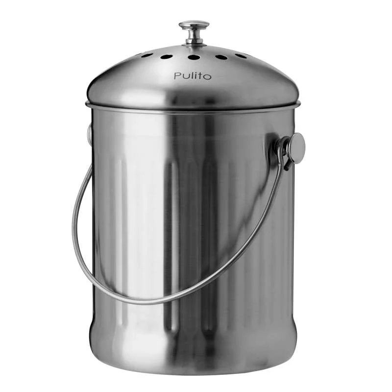 Univerzalni Pulito CompostPail Kompostna kanta s ugljenom - 4 litre