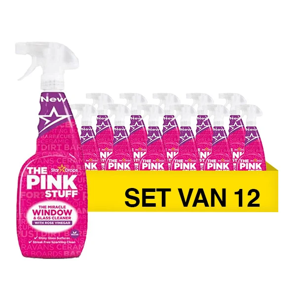 Pink Stuff sredstvo za čišćenje stakla 750ml - pakiranje od 12 komada