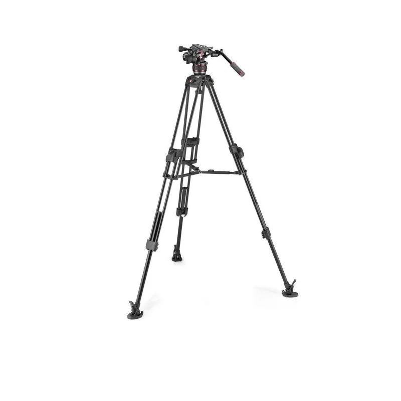 Manfrotto MVK608TWINFC Nitrotech Video stativ set (608+645 FastTwin karbon)