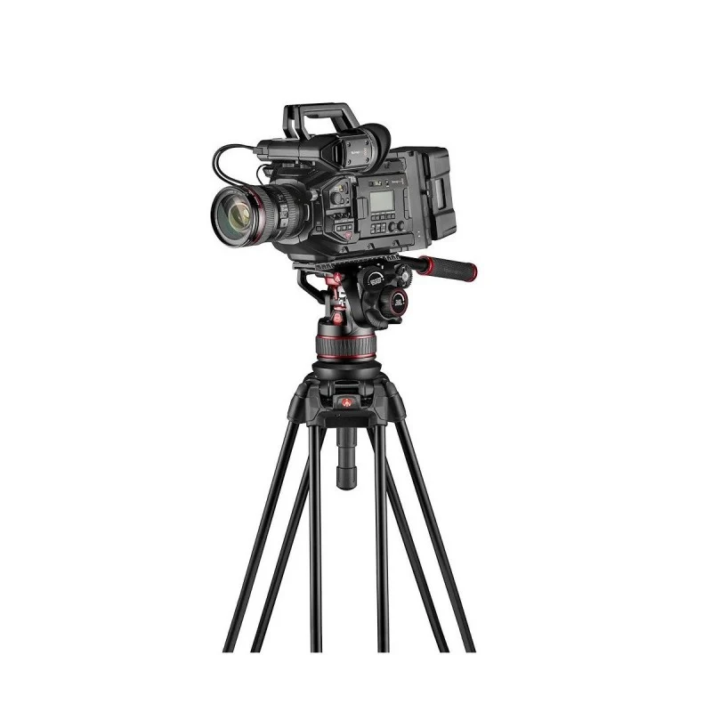 Manfrotto MVK608TWINFC Nitrotech Video stativ set (608+645 FastTwin karbon)