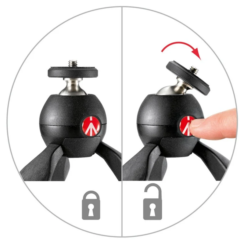 Manfrotto PIXI MINI - mini stativ (crni)