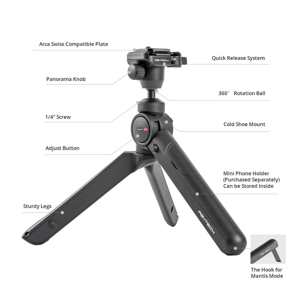 PGYTECH MantisPod 2.0 stolni stativ