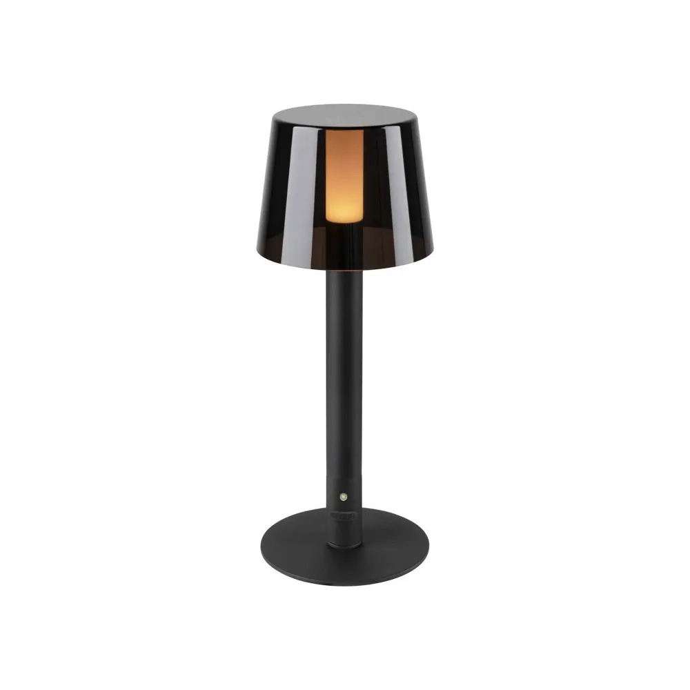 LED stolna lampa TAHA, crna, 5W, 2700K, IP65