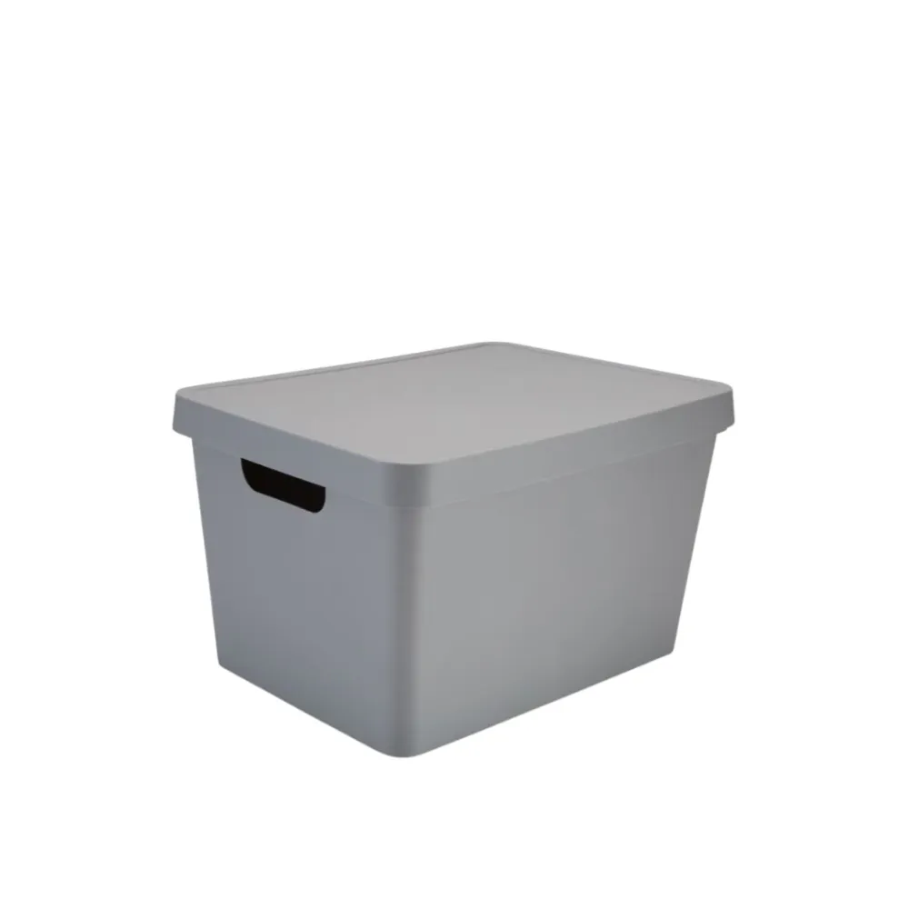 N&T Cavan Storage Box Lid 17L Grey