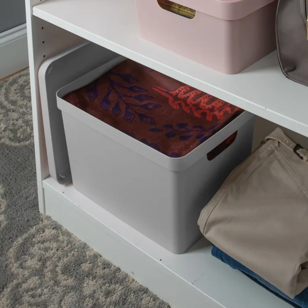 N&T Cavan Storage Box Lid 17L Grey