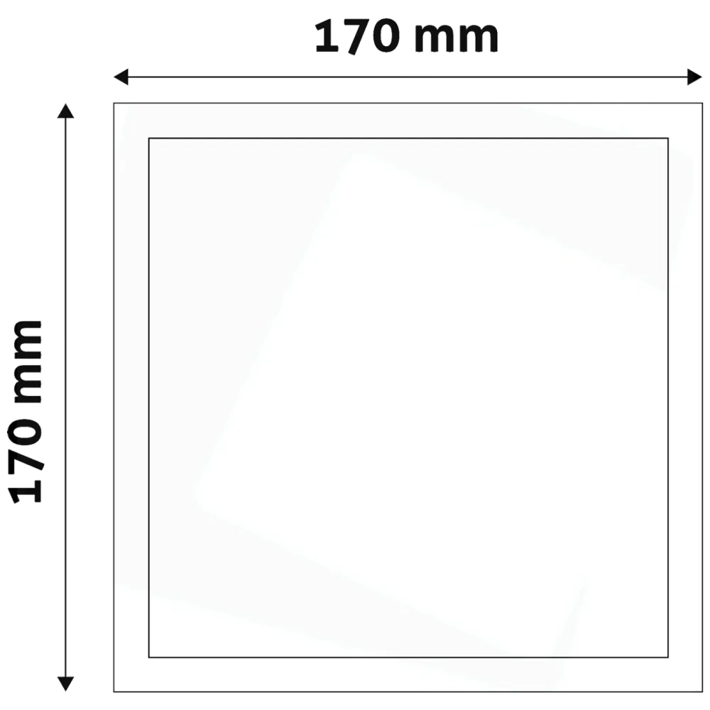 Avide Plafonjera LED, 12W, 950 lm, 4000K, IP20 - ACSMNW-S-12W-ALU-SN