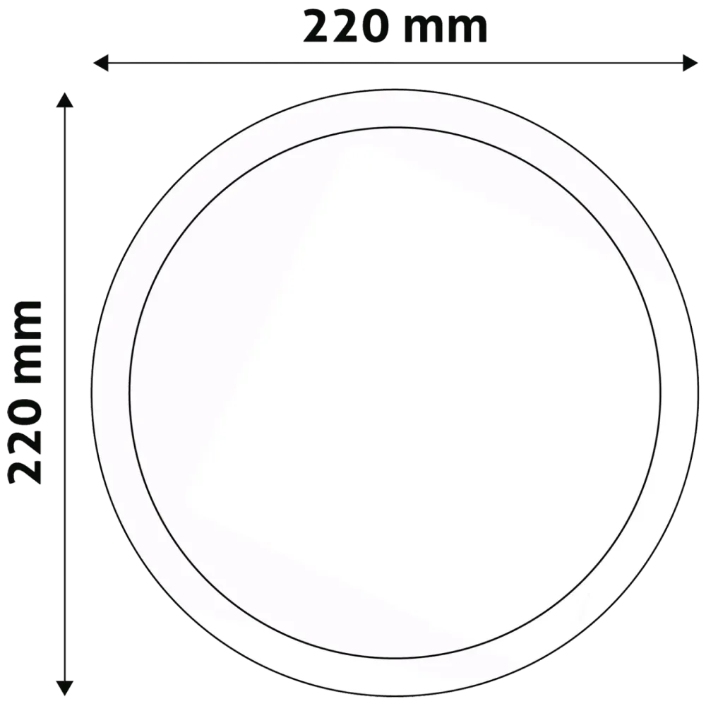 Avide Plafonjera LED, ugradna, 18W, 1490 lm, 4000K, IP20 - ACRPNW-R-18W-ALU