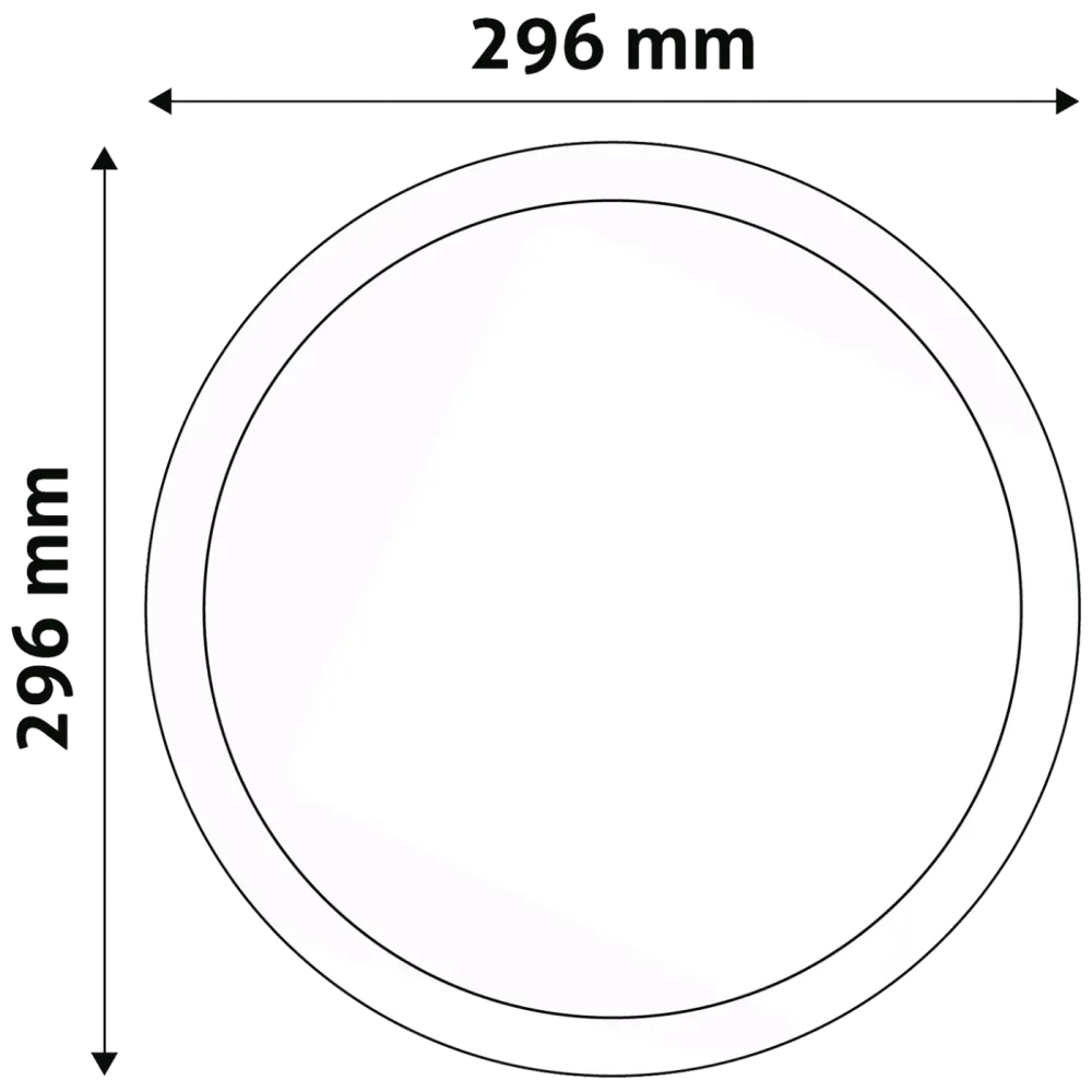 Avide Plafonjera LED, ugradna, 24W, 2000 lm, 4000K, IP20 - ACRPNW-R-24W-ALU