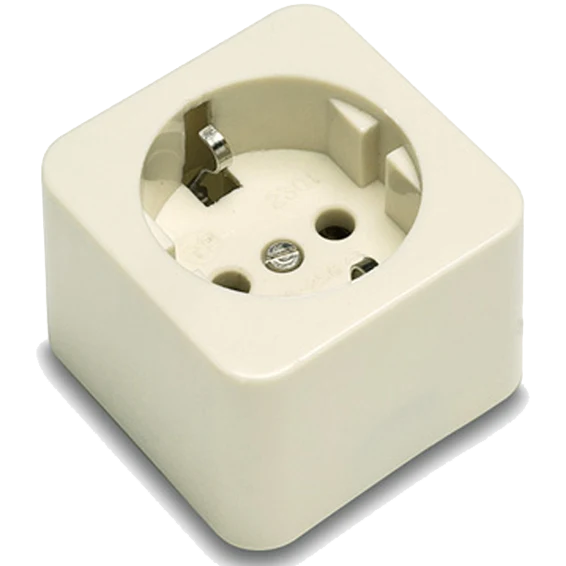Famatel Utičnica Schuko 16A/250V, umetak od porculana - 2301