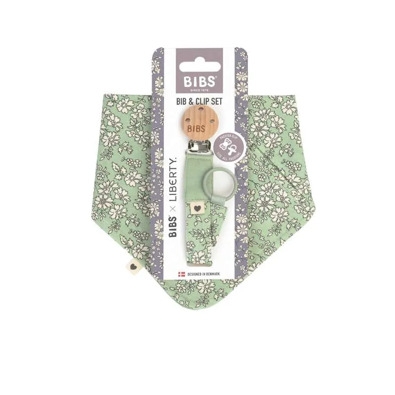 BIBS Pribor - Bandana Maramica i Ogrlica za Dude - Liberty - Capel/Sage