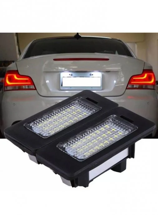 LED BMW svjetla za tablicu - par za BMW E39 E60 E61 E82 E90 E91 E92 E93 X5 X6