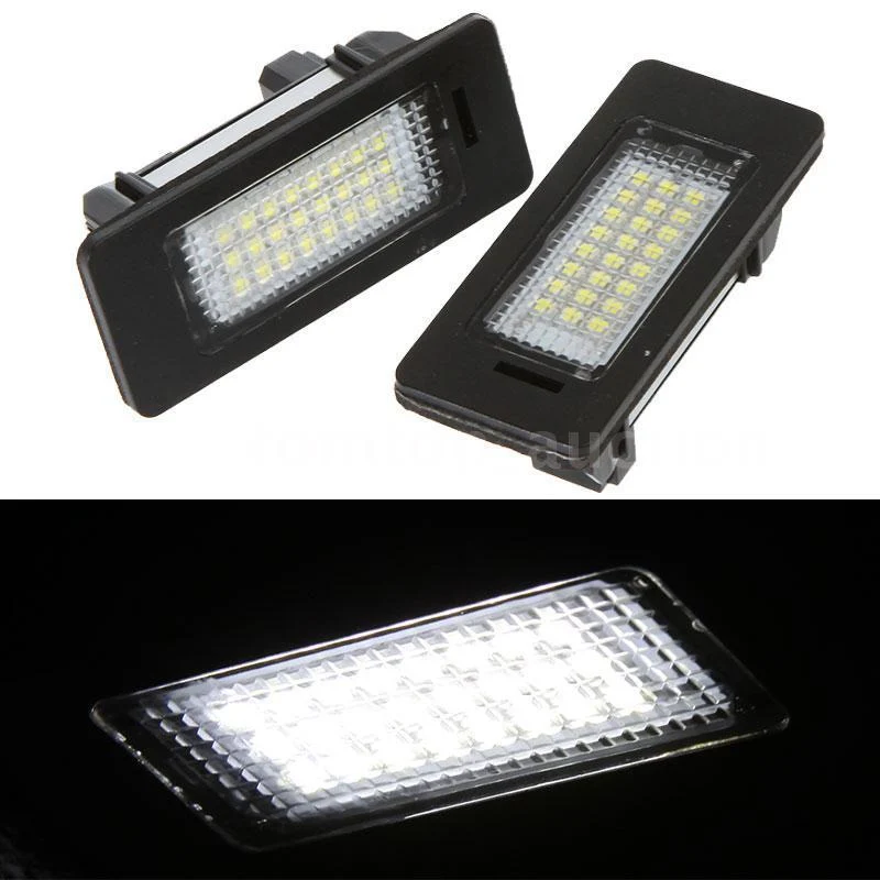LED BMW svjetla za tablicu - par za BMW E39 E60 E61 E82 E90 E91 E92 E93 X5 X6