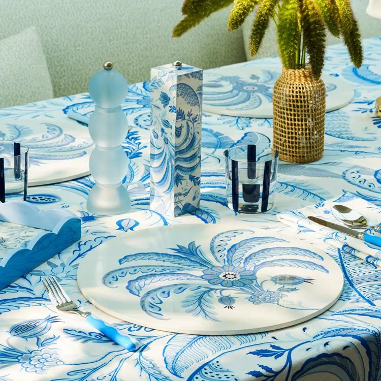 Palm Beach Blue Placemats - Set 4