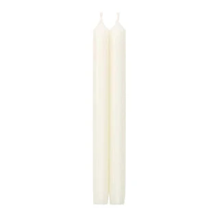Straight Taper 10" Candles White - Set 2