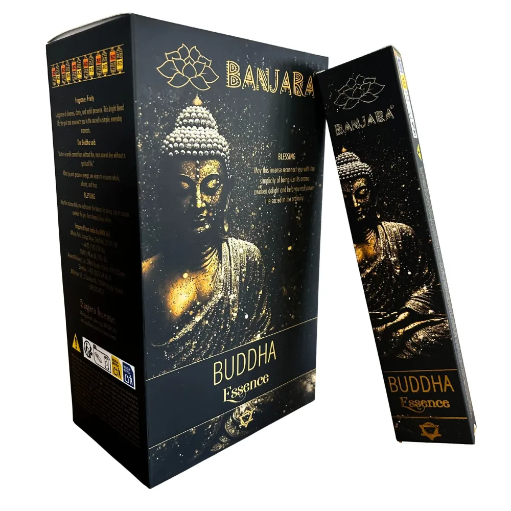 Banjara Buddha Essence biljne štapiće za meditaciju s tamjanom