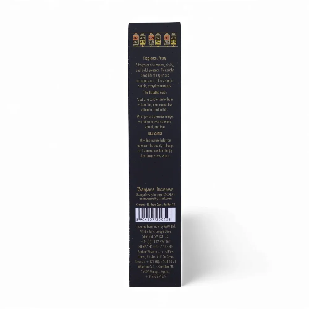 Banjara Buddha Essence biljne štapiće za meditaciju s tamjanom