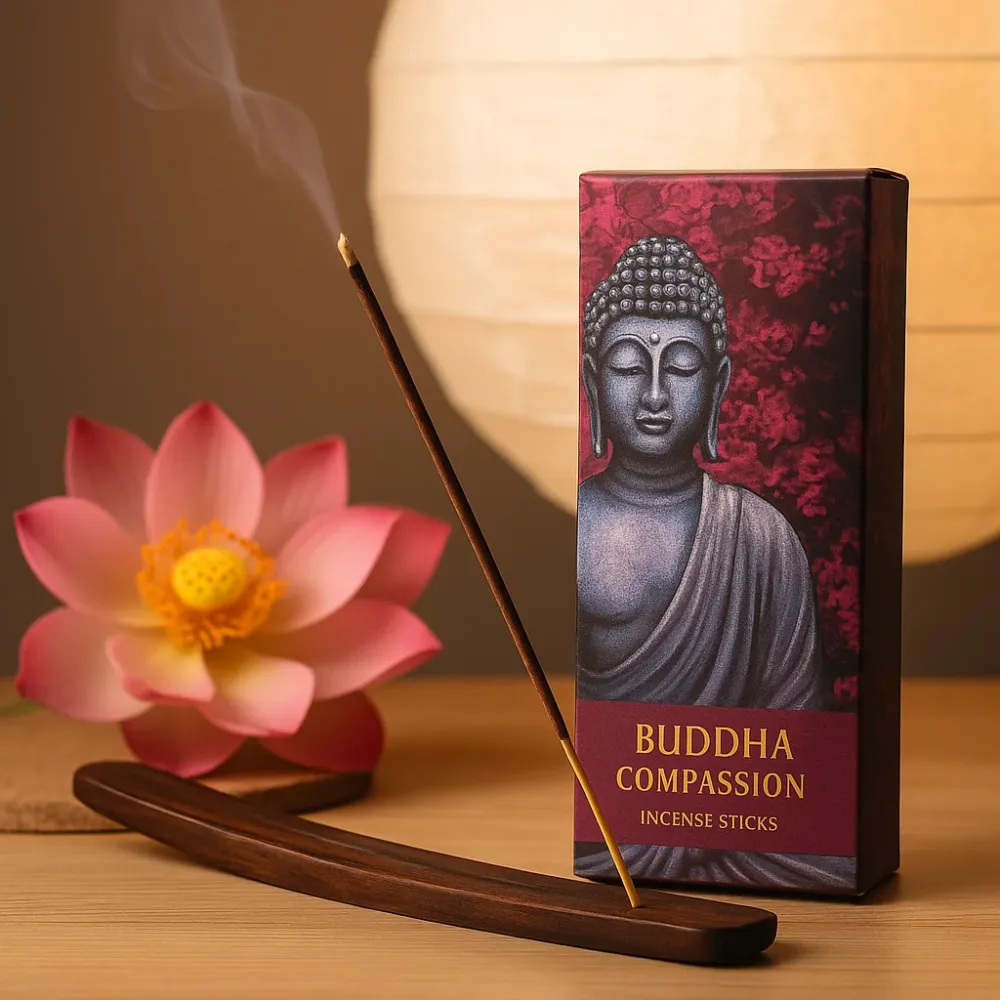 Banjara Buddha štapići indijskog tamjana za meditaciju s temom suosjećanja