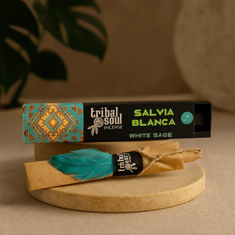 Bijele štapiće tamjana kadulje, Tribal Soul