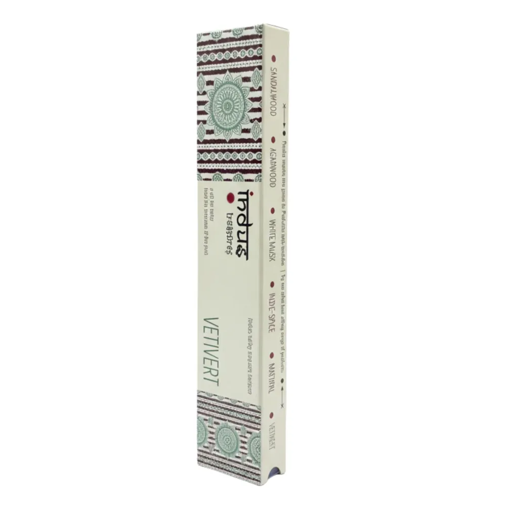 Indus Treasures Vetiver Khus štapići tamjana 15g