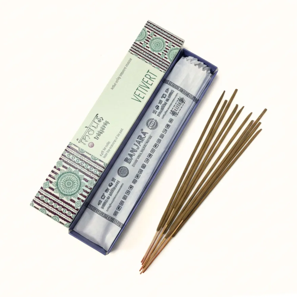 Indus Treasures Vetiver Khus štapići tamjana 15g