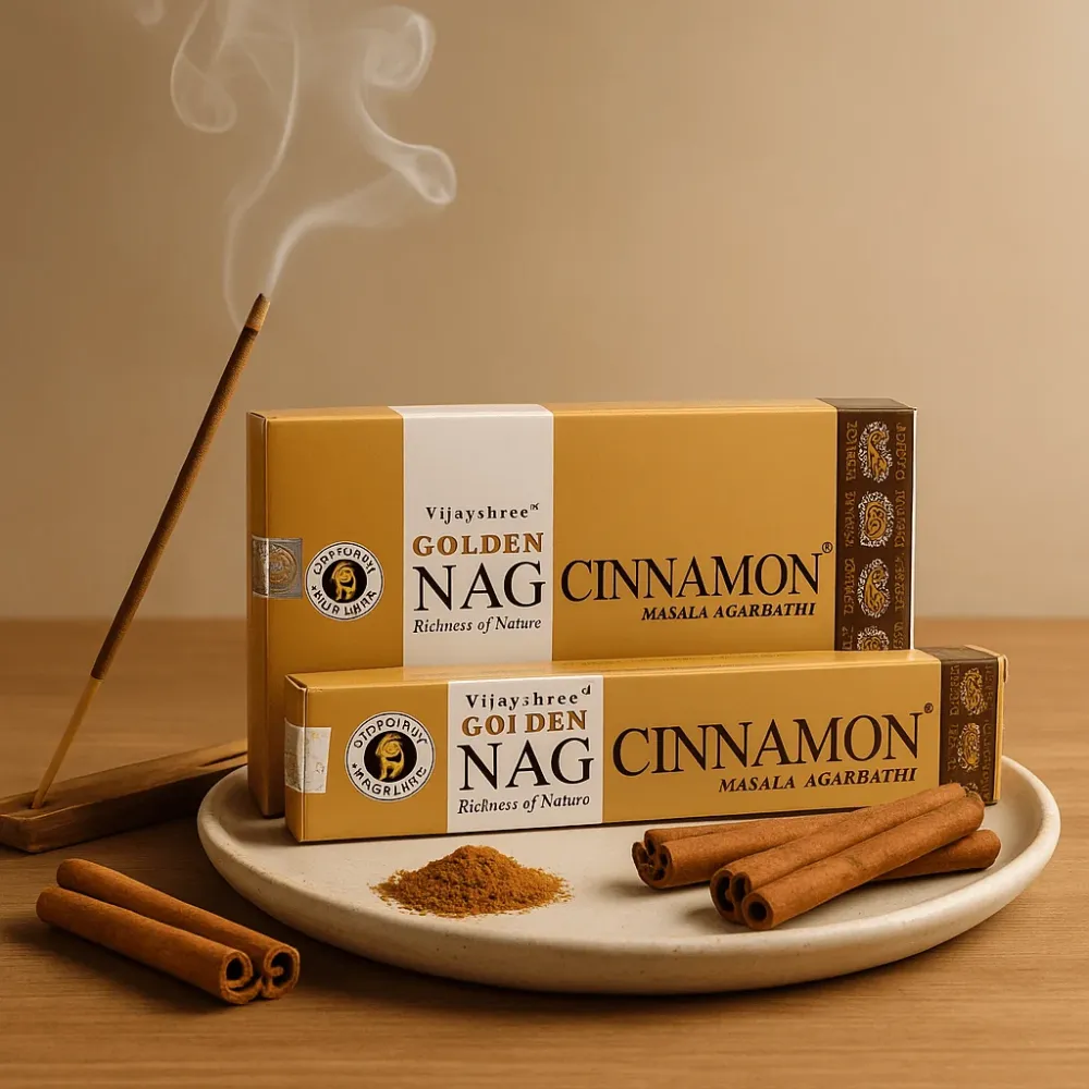 Štapići cimeta za tamjan 15g – Golden Nag