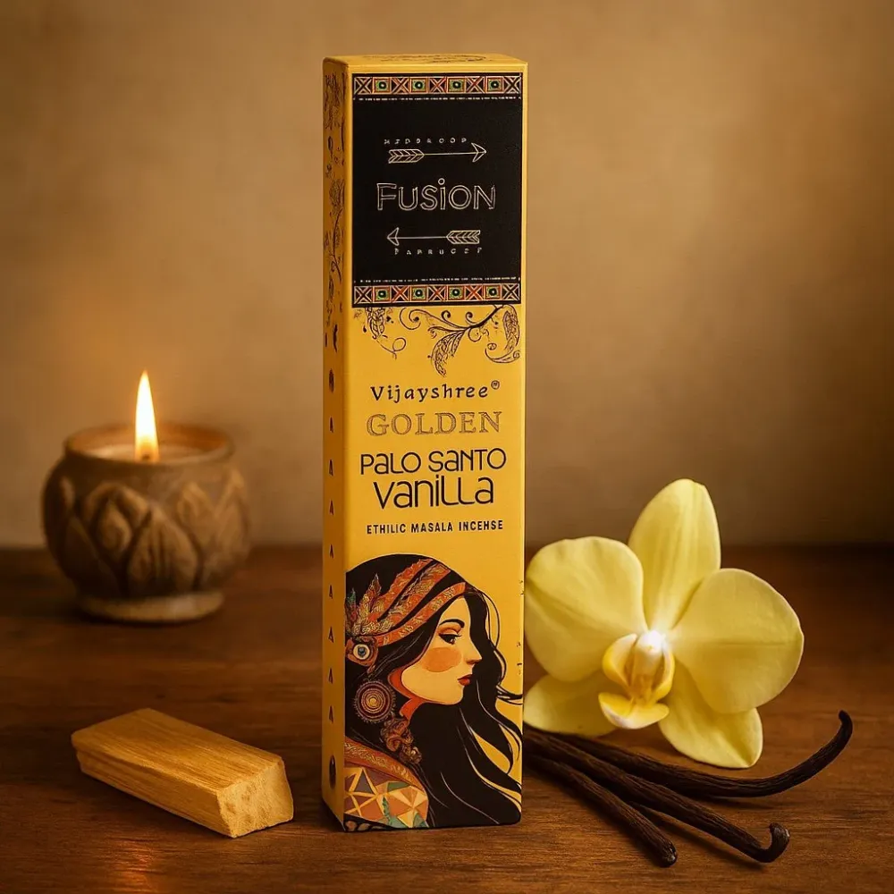 Zlatni Palo Santo tamjan s vanilijom, 15g
