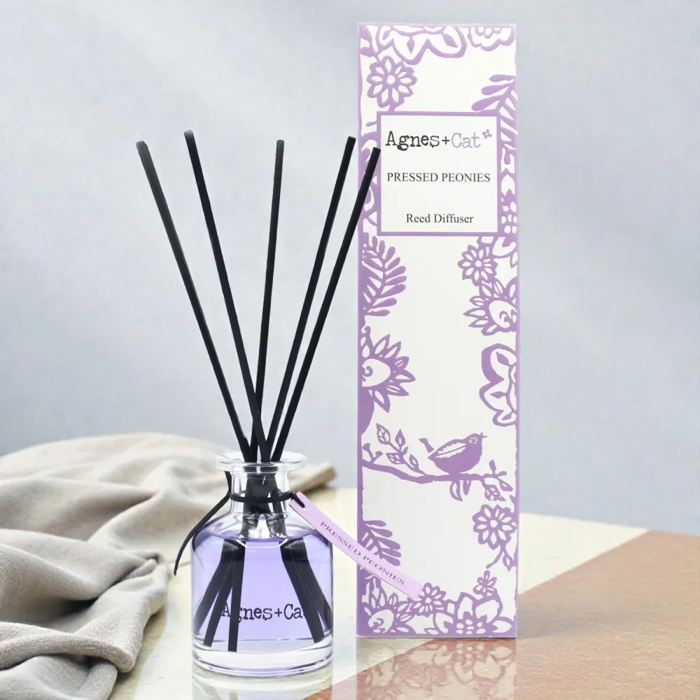 Difuzor s štapićima 140ml – Prešana božur