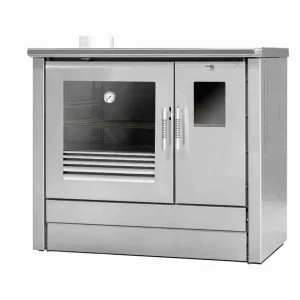 Inox štednjak na drva La Fontaine PF003F