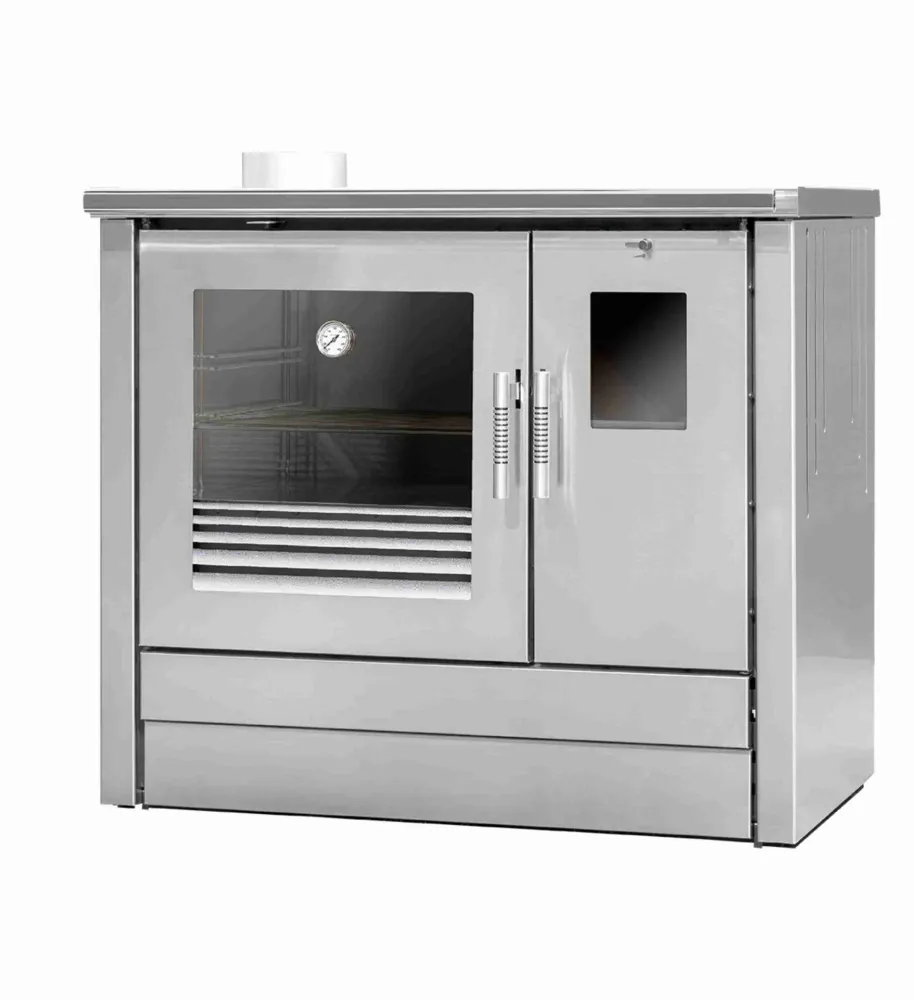 Inox štednjak na drva La Fontaine PF003F