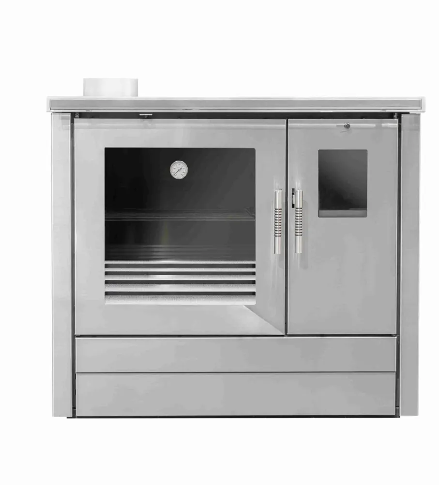 Inox štednjak na drva La Fontaine PF003F