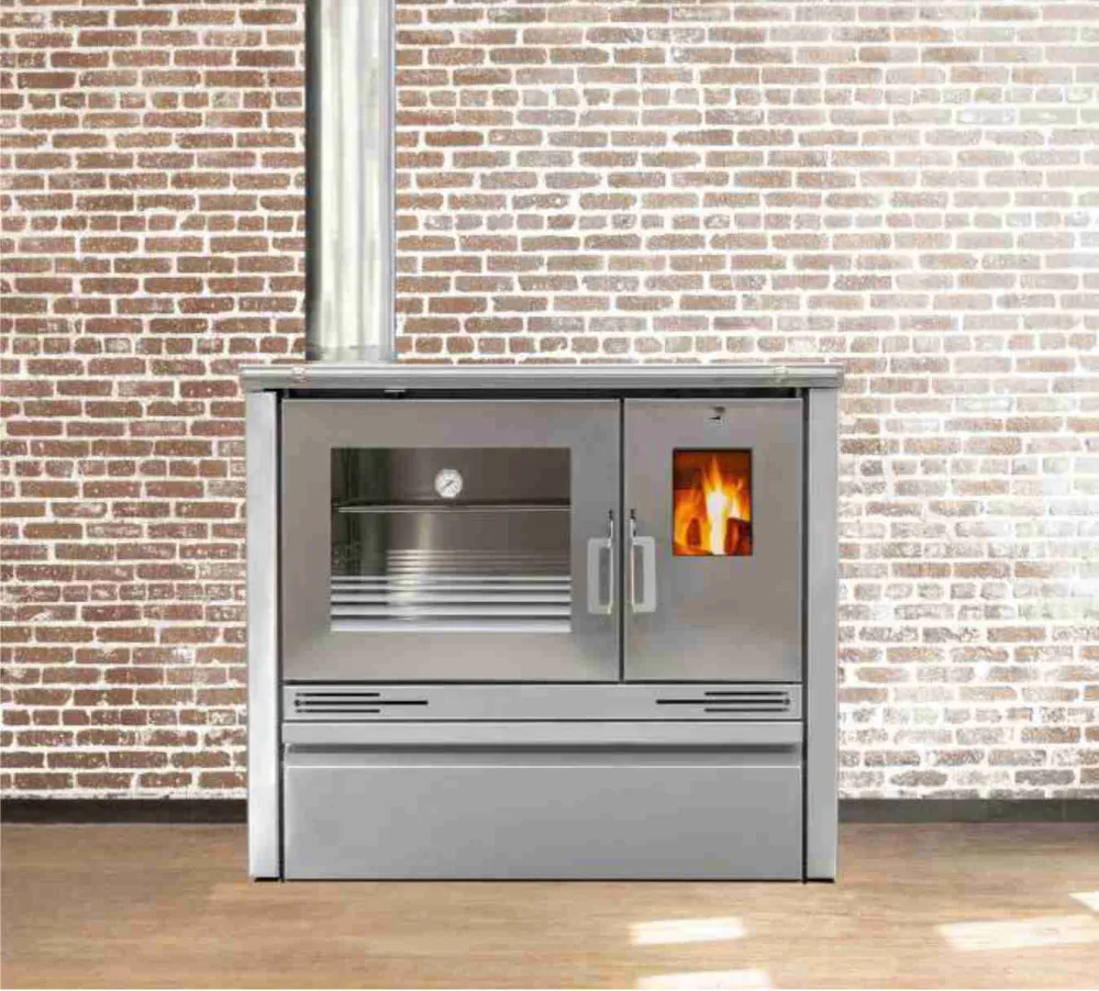 Inox štednjak na drva Hugo PF005F