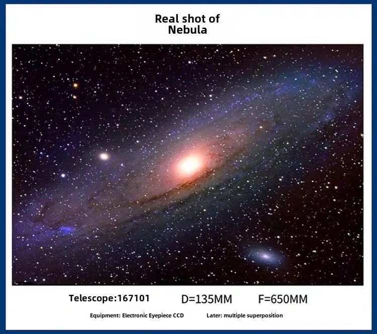 Astronomski teleskop sa stativom za posmatranje neba