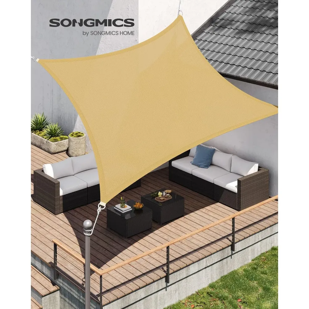Tenda od HDPE tkanine, 3 x 4 m, pjesak žuta boja