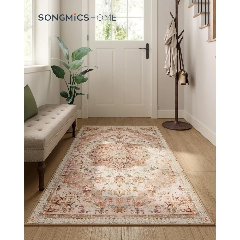 Neklizajući tepih 80x150cm tradicionalnog vintage stila, cappuccino bež boje