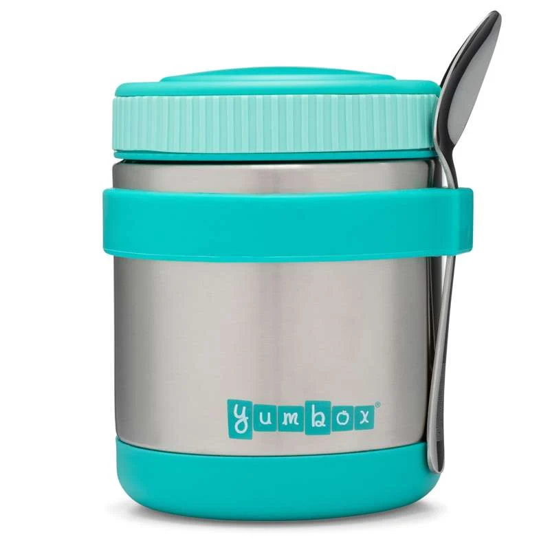 Yumbox Termo posuda za juhu s žlicom - 415 ml. - Caicos Aqua