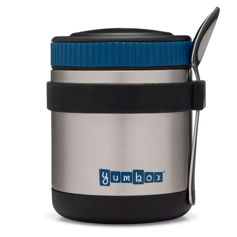 Yumbox Termo posuda za juhu s. žlicom - 415 ml. - Twilight Black