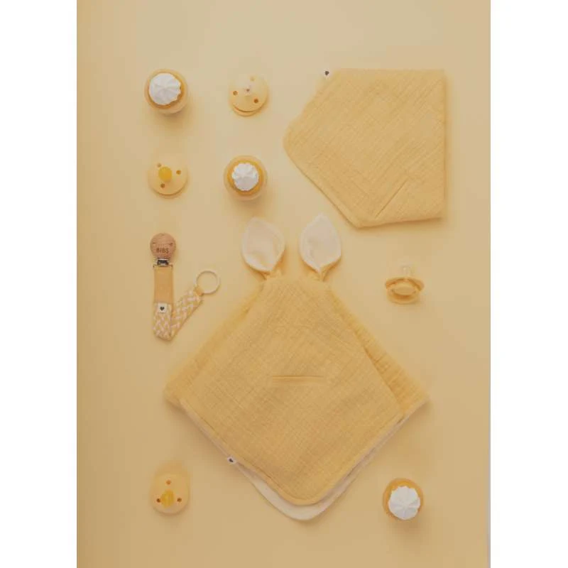 Desna ruka BIBS Dodaci - Paci Braid držč dude - Svijetla maslina/Ivory