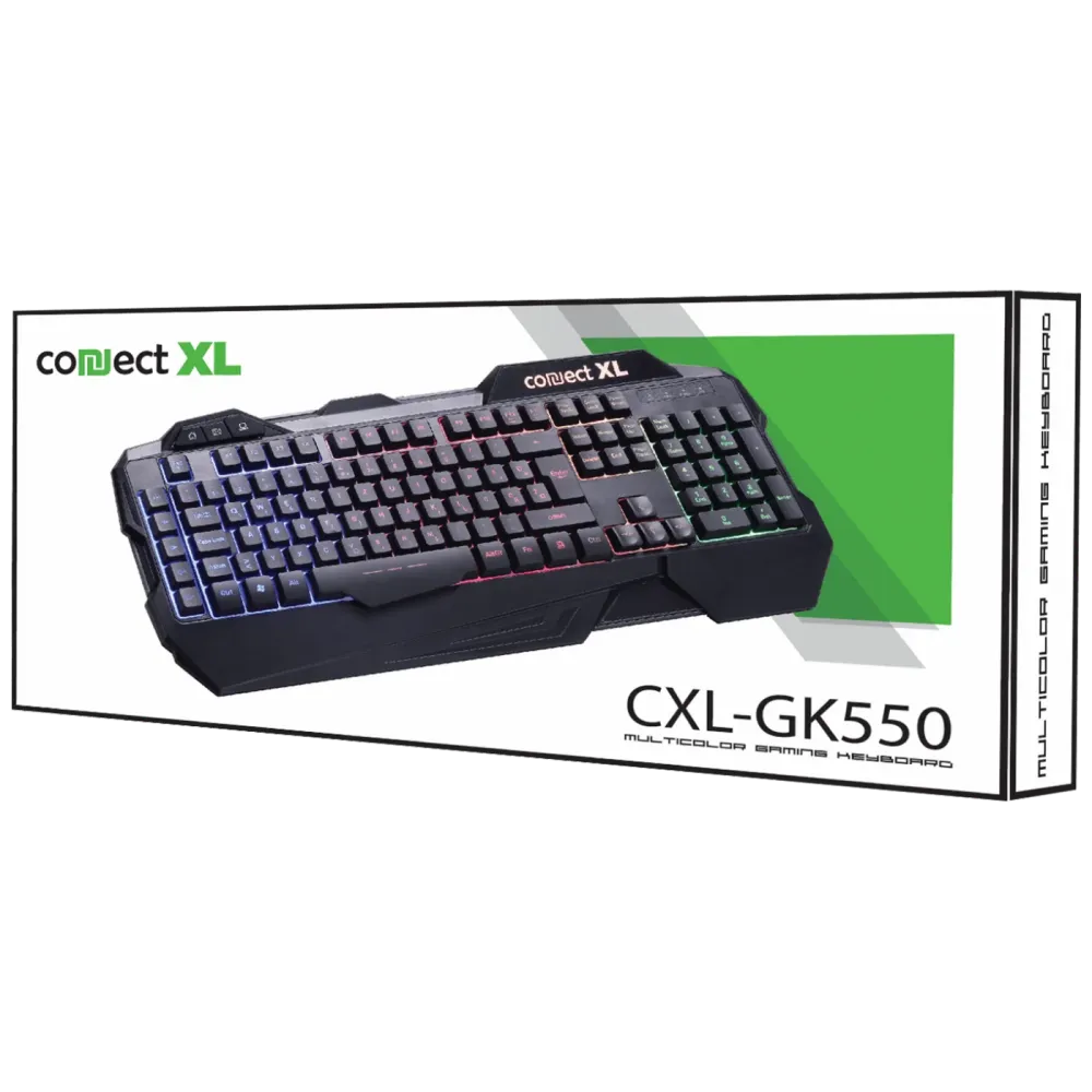 Connect XL Tipkovnica, multimedijalna sa pozadinskim osvjetljenjem - CXL-GK550