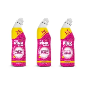 Pink Stuff - 3x 750 ml - Čudesni toaletni čistač - Čudesno sredstvo za čišćenje - Čudesni čistač