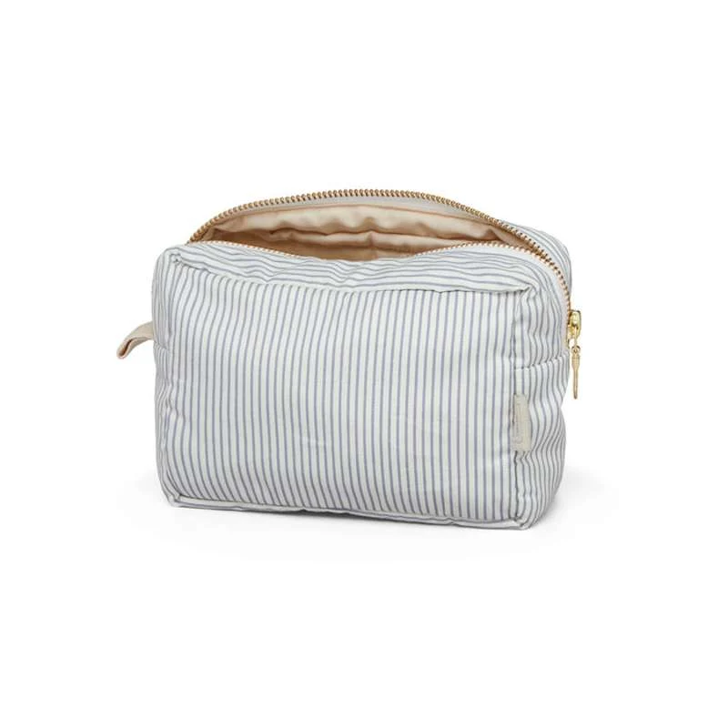 Putna torbica s više odjeljaka Cam Cam Copenhagen Makeup torba - OCS - Klasične pruge plava/praline