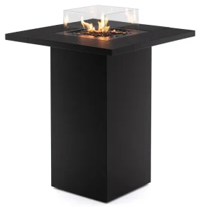 Square Table High Brushed Nickel