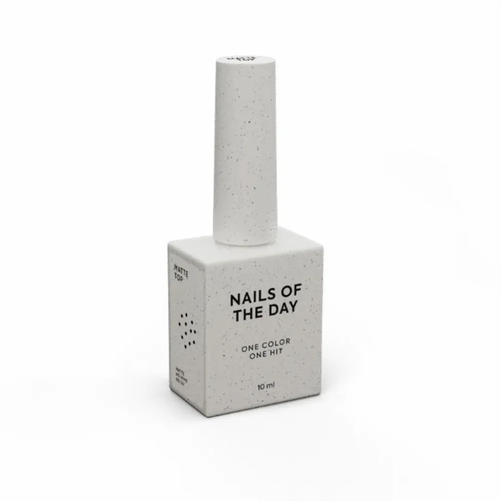 Top Coat mat bez ljepljivog sloja 10 ml NAILSOFTHEDAY